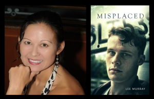Lee Murray and the cover of her book "Misplaced"