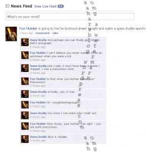 Sahar's Blog The X-Files Facebook Project