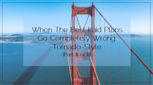 Sahar's Blog 2016 01 05 When The Best Laid Plans Go Completely Wrong, Tornado-Style (Part III of III)