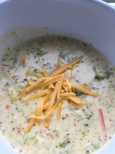 Planning the Week - Broccoli Cheddar Soup on Sahar's Blog