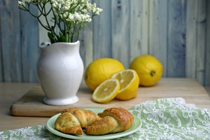 Christie's Lemon Crescent Rolls on Sahar's Blog