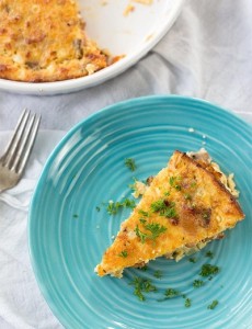 Kiwi and Carrot's Feta and Favorite Veggie Frittata on Sahar's Blog