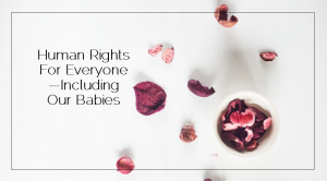 Sahar's Blog 2017 01 20 Human Rights for Everyone Including my Baby